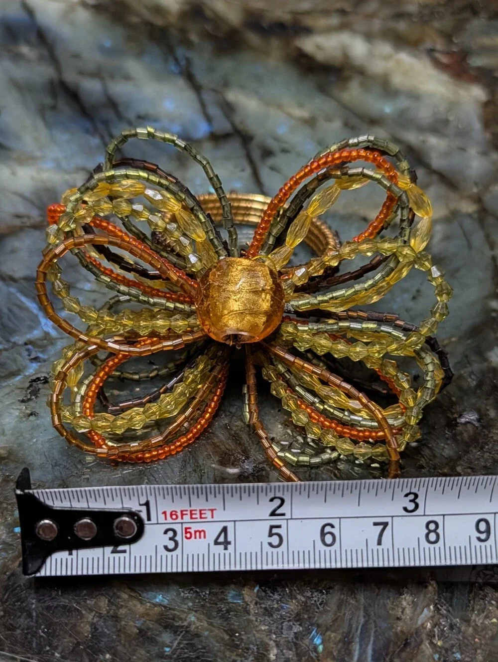 BEADED BUTTERFLY NAPKIN RINGS